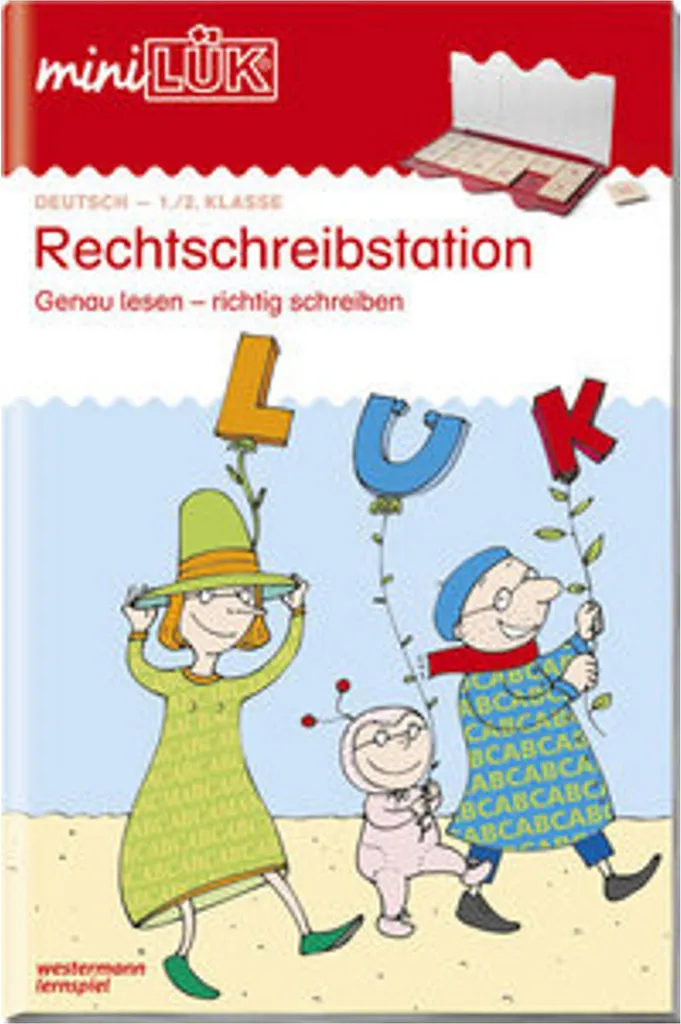Jeu éducatif miniLÜK Rechtschreibstation pour primaire CP et CE1