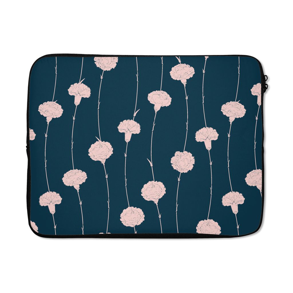 MuchoWow® Laptop Hülle 17 Zoll Laptoptasche Blumen - Produktbild 