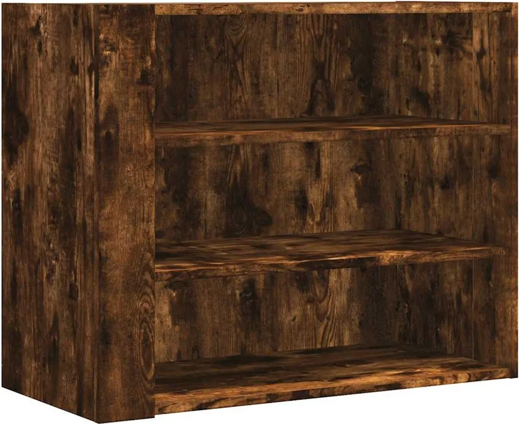 Étagère murale design chêne fumé 75 cm vidaXL en bois composite durable
