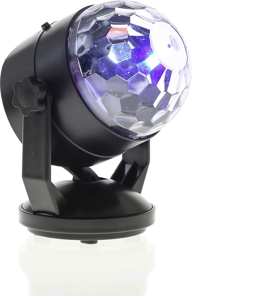 Party Dome Pro - farbenfroher Lichteffekt mit Fernbedienung - Batterie/USB - Saugnapf