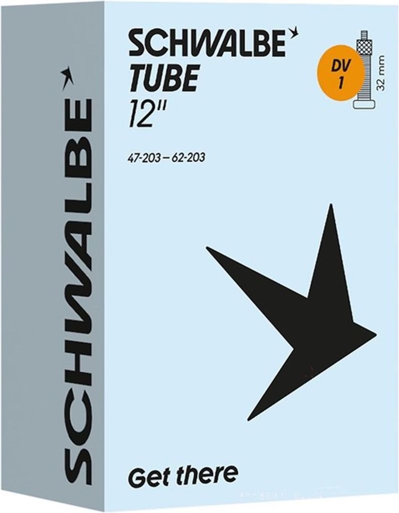 Chambre à air Schwalbe, modèle DV 1, dimensions 12/12½ x Image du produit 