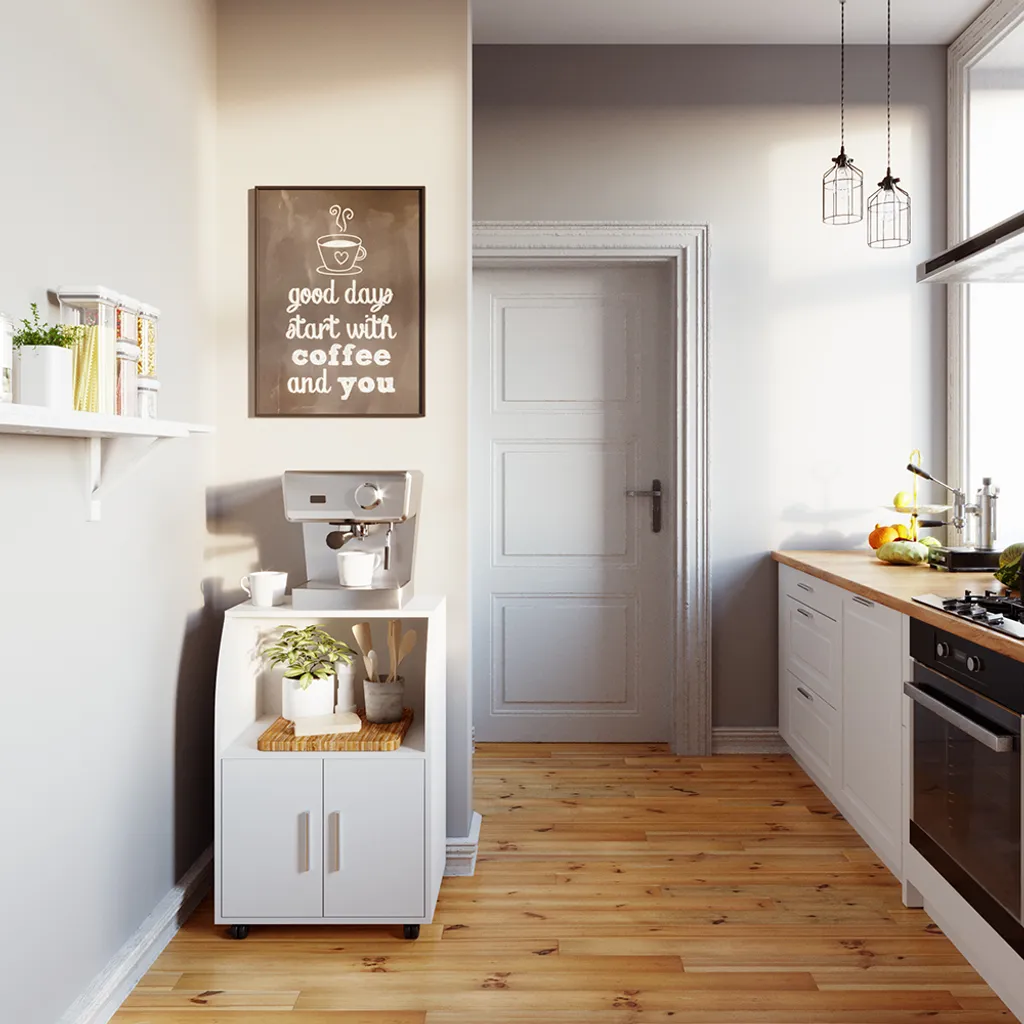 Acquista Vicco Carrello Cucina Elio Bianco - Miglior Prezzo Online 55 cm