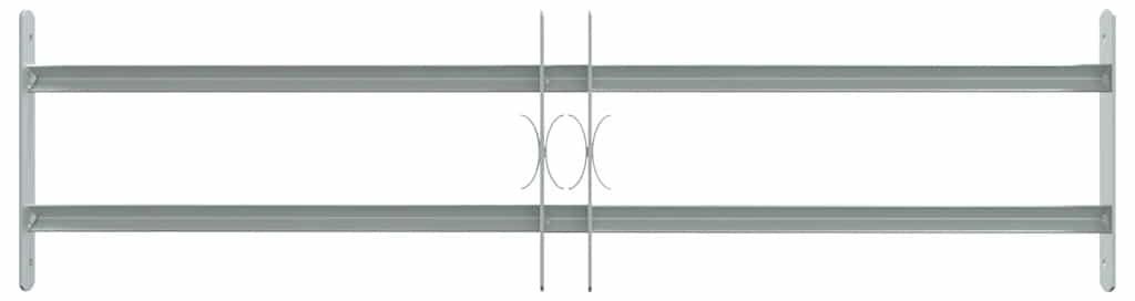 vidaXL Fenstergitter 700-1050 mm Galvanisiertes Stahl Produktbild 