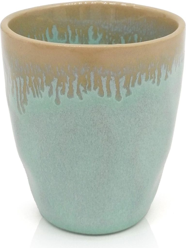 Stoneware Espressobecher türkis Produktbild 