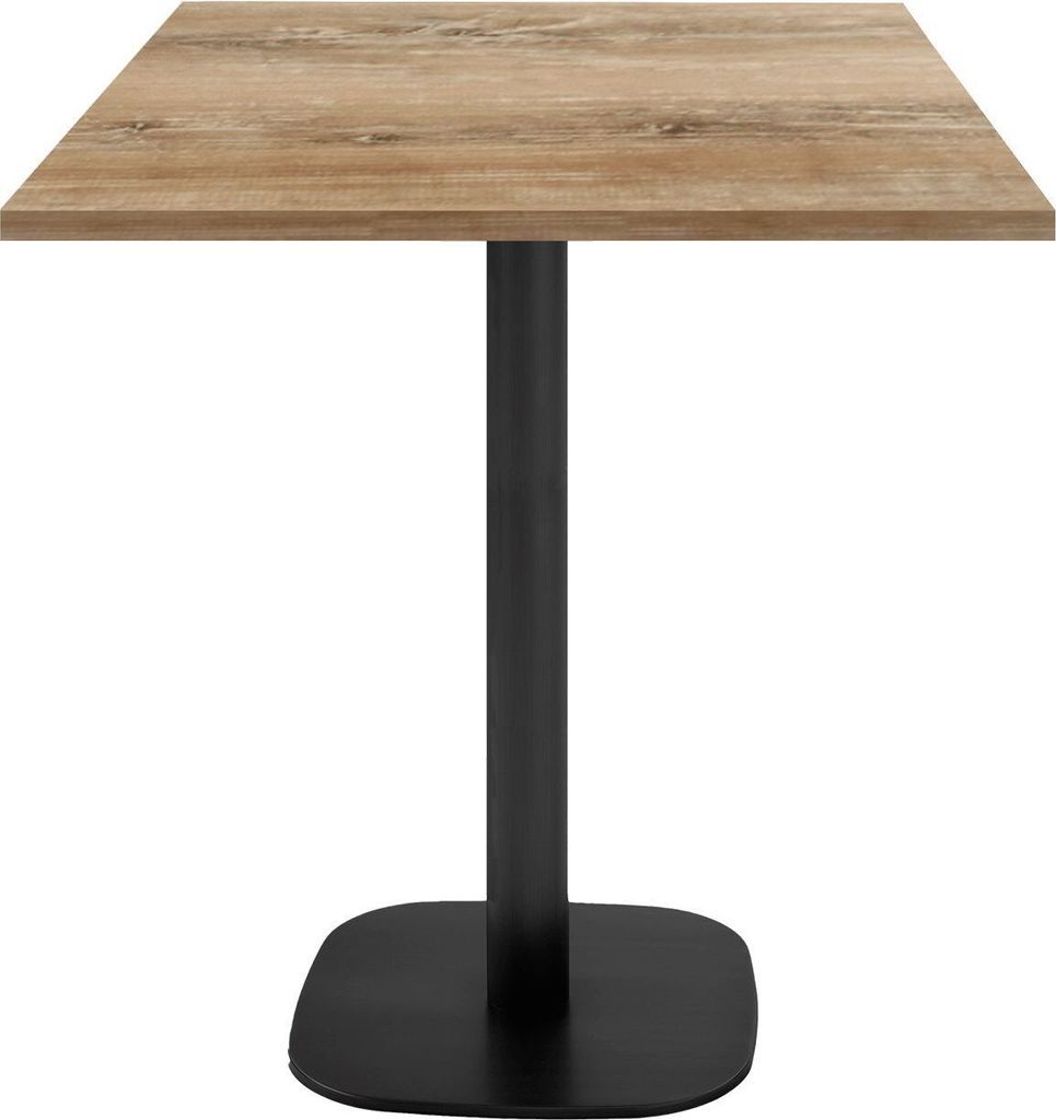 Tisch 70 x 70 cm – Runder Snack, Modell slowenische Eiche