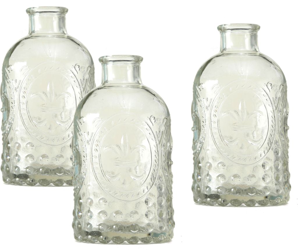 Vase Country Set de 3 pièces - verre clair Image du produit 