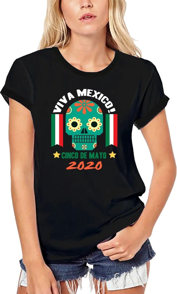 Damen Grafik T-Shirt aus Biobaumwolle Viva mexico - cinco de mayo 2020 - mexikanischer Spaß – Viva Mexico - Cinco De Mayo 2020 - Fun Mexican