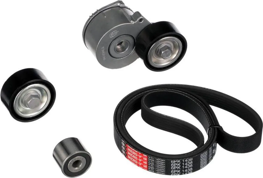 Kit de courroies trapézoïdales crantées Gates pour Expert et Jumpy
