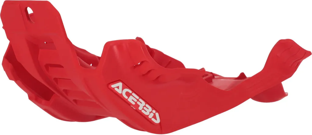 Sabot moteur ACERBIS rouge 6mm pour BETA RR 250 300 : protection moteur