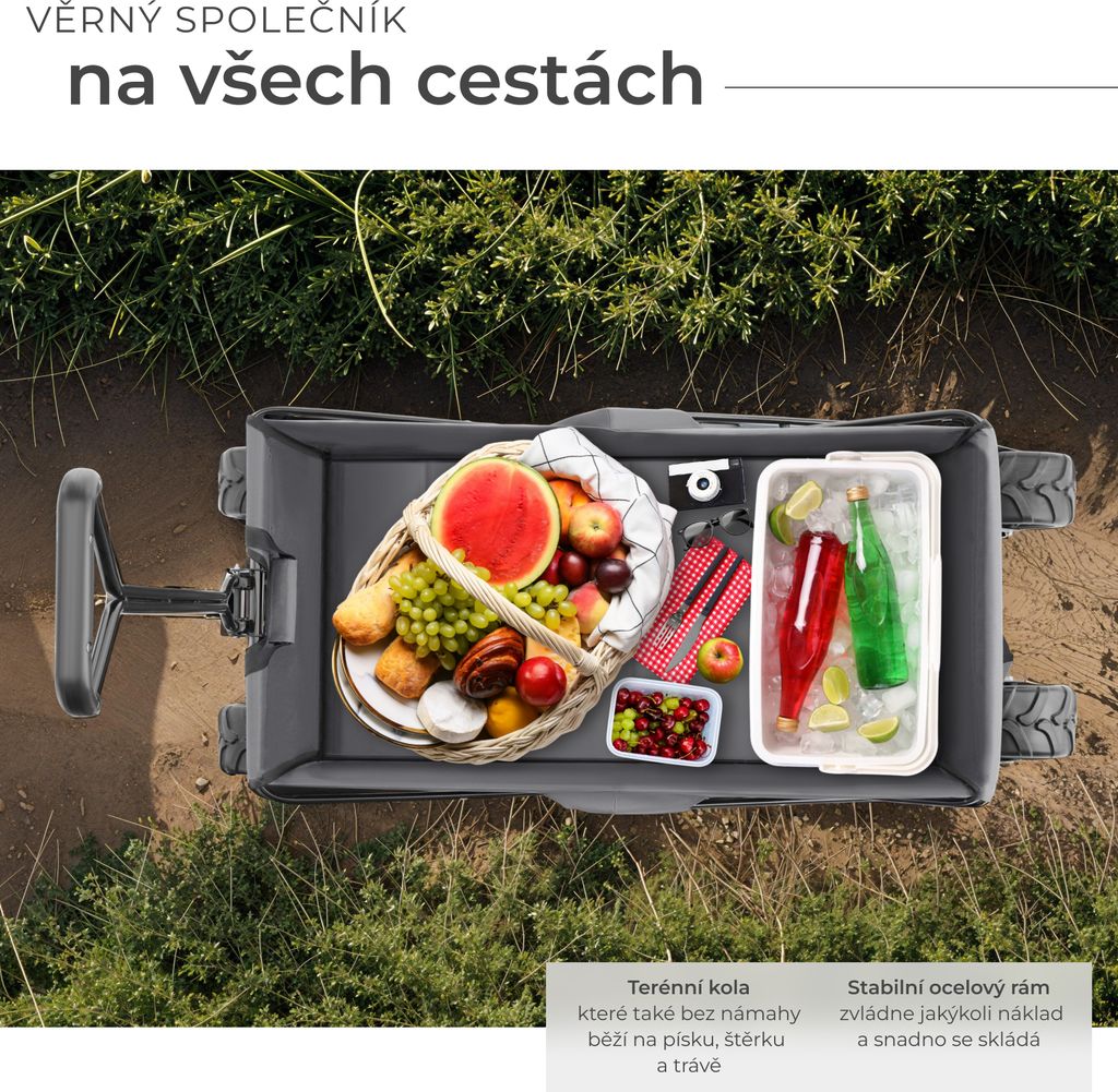 Ruční vozík Heidrun včetně přenosné tašky, nosnost 80 kg Obrázek produktu 4