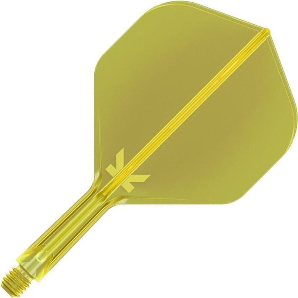 Target - K-Flex NEON Shaft Flight System - Standard No2 Neon Yellow Short = 19mm