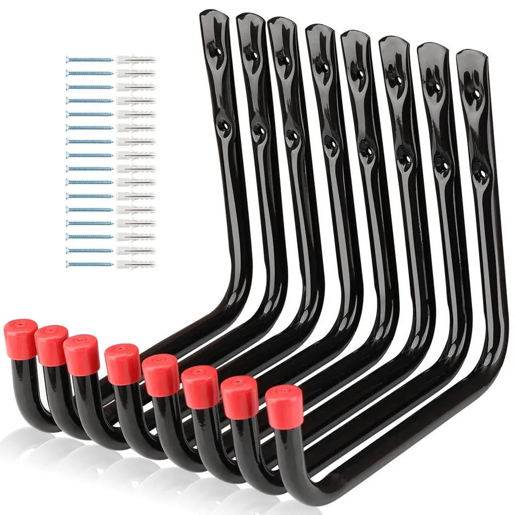 Support mural de rangement polyvalent 24,5 cm pour outils et vélos