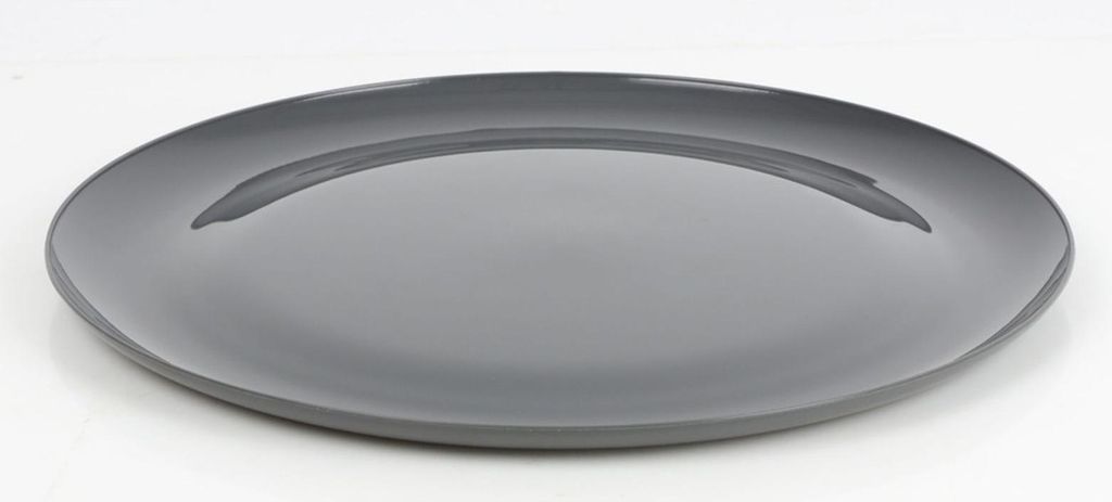 Mehrweg-Teller 6er Set Ø24,8cm Kunststoff | Wiederverwendbare Essteller für Haushalt, Camping & Garten | Spülmaschinengeeignet & robust