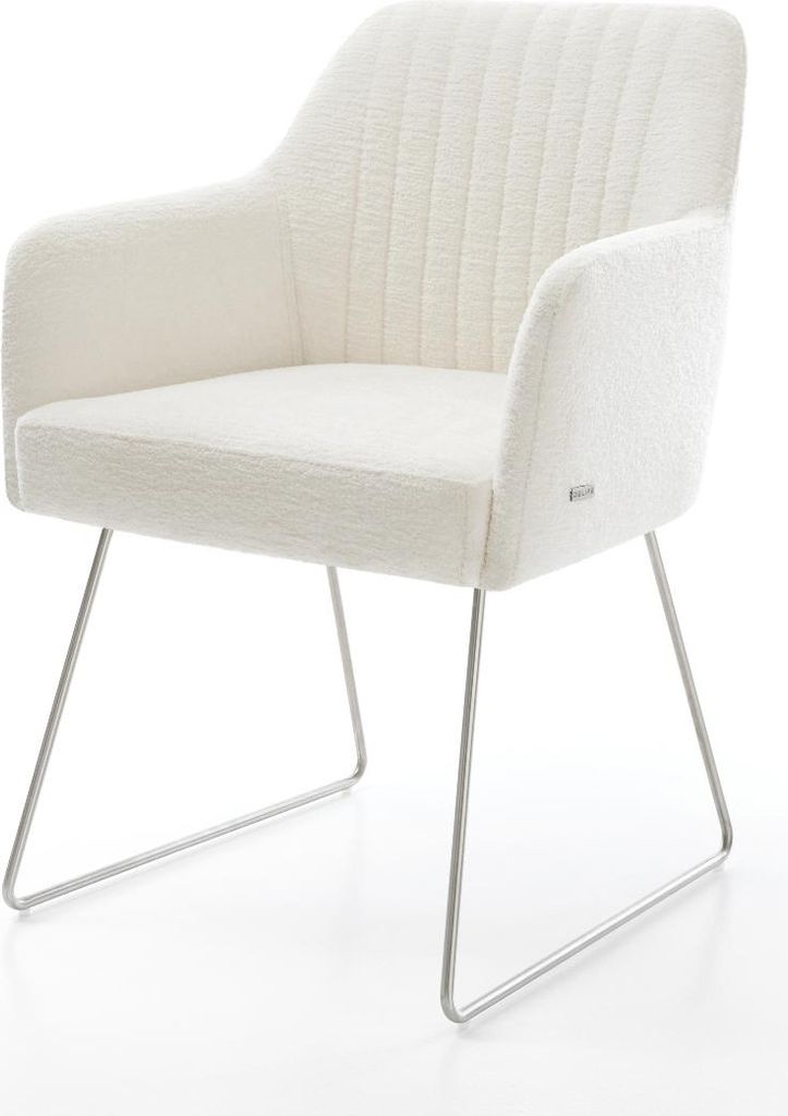 DELIFE Esszimmerstuhl Greg-Flex Bouclé Soft Beige Produktbild 