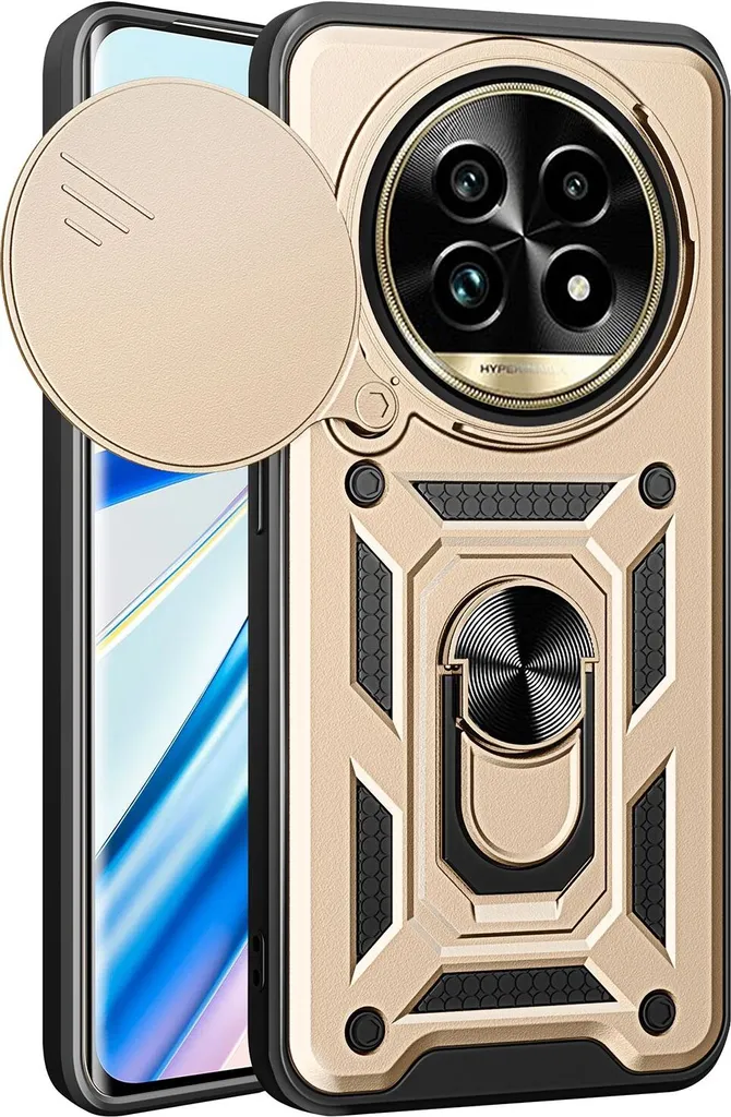 Cover Realme 13 Pro / P2 Pro Oro - Protezione Sicura per la Famiglia