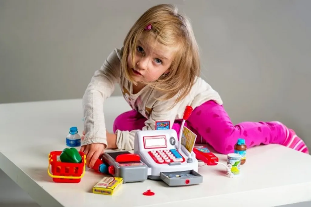 Caisse enregistreuse Teddies 30cm robuste et interactive pour le plaisir - 4