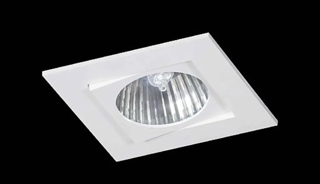 Luminaire encastré LED de plafond en alu blanc triple spot BPM 9W