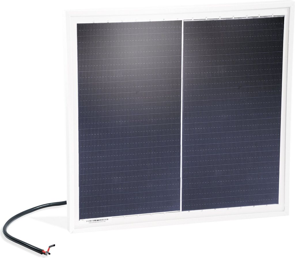 esotec monokristallines Solarmodul, 12Wp, 18V, 264x277x17mm, wetterfest, 130101