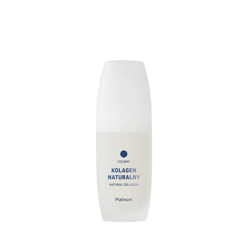A white bottle of skincare product with text on it, set against a white background.