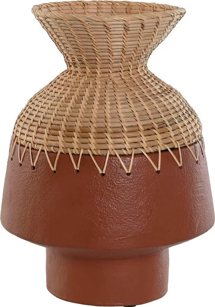 Vase de Décoration Intérieure Home ESPRIT en Terre Cuite Style Naturel