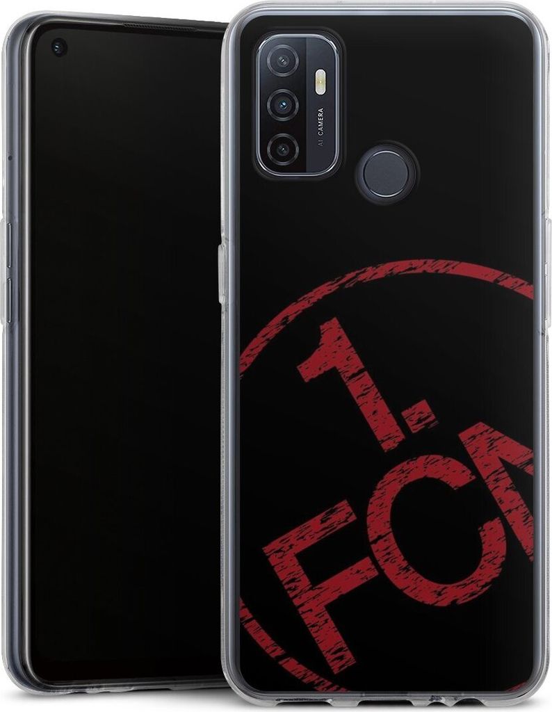 DeinDesign Handyhülle für Oppo A53 Silikon Hülle Case Smartphone Schutzhülle 1. FCN Fanartikel Textur