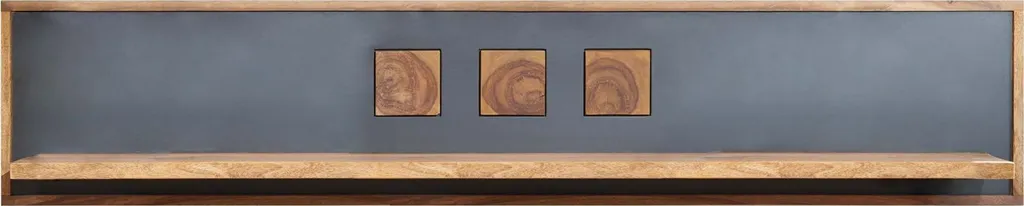 Étagère murale en bois de palissandre massif brun 108 cm TURIN