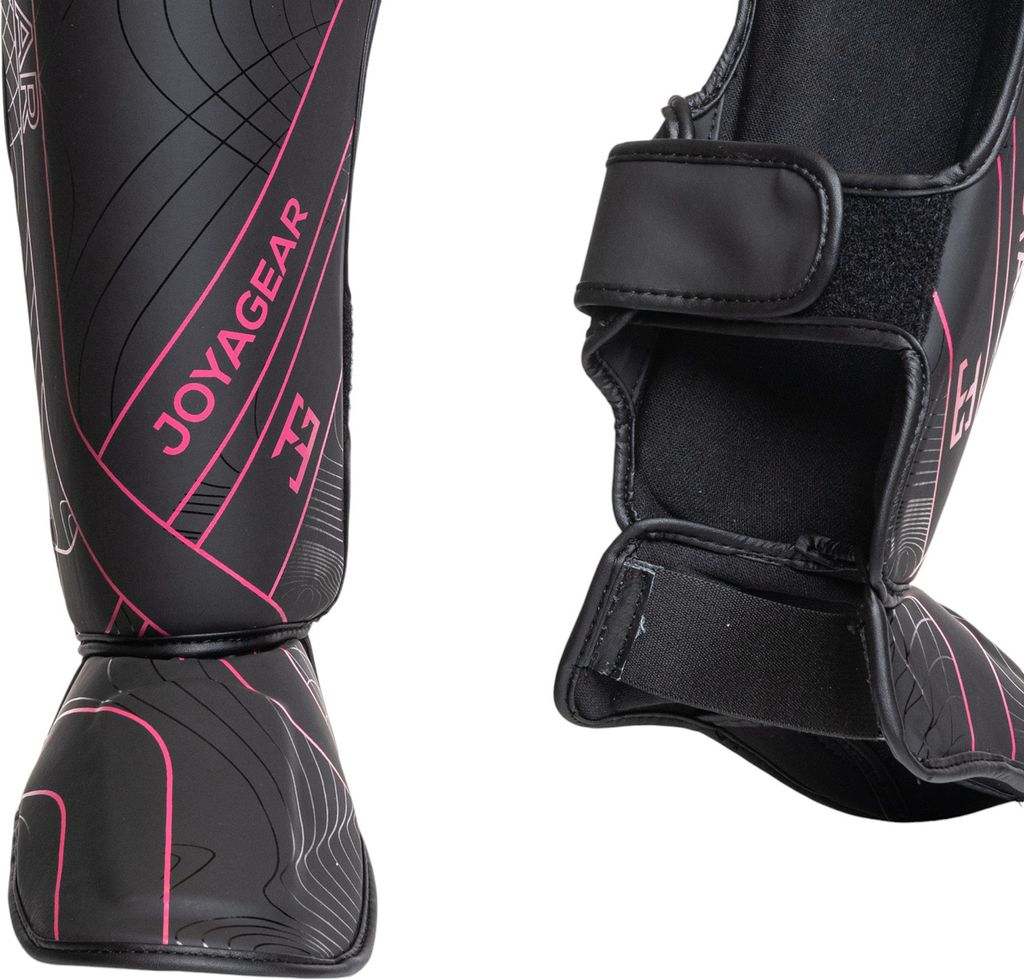 Joya Essential - Schienbeinschützer - Schwarz mit Rosa - M