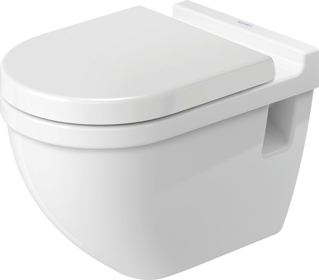 WC suspendu Duravit Starck 3 54cm, hauteur d'assise + 5cm, Immagine del prodotto 