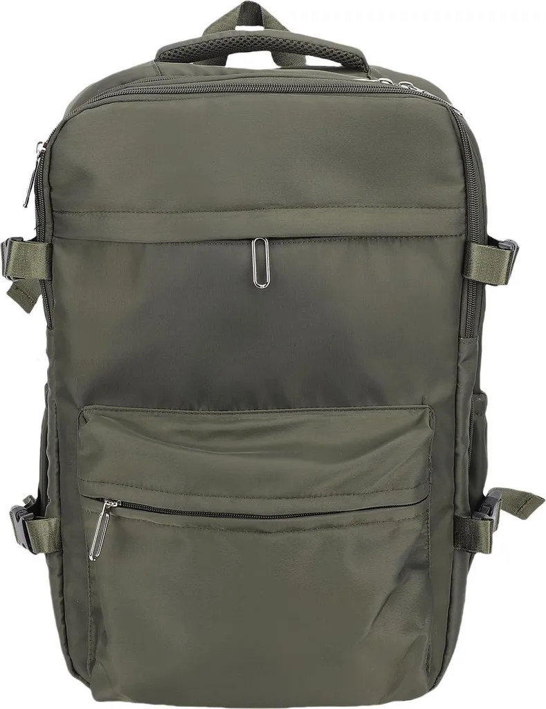 Sac à dos anti-pluie 27L vert : protégez votre ordinateur 15,6 pouces