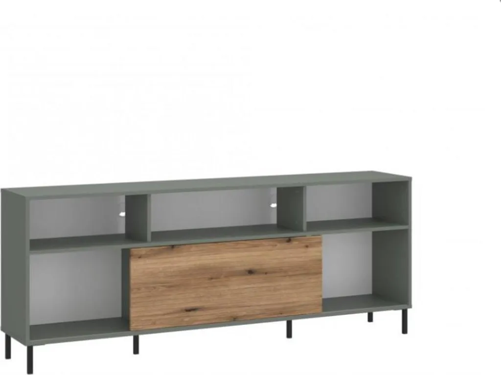 Meuble TV Pozzi pour cacher les fils électriques du salon moderne