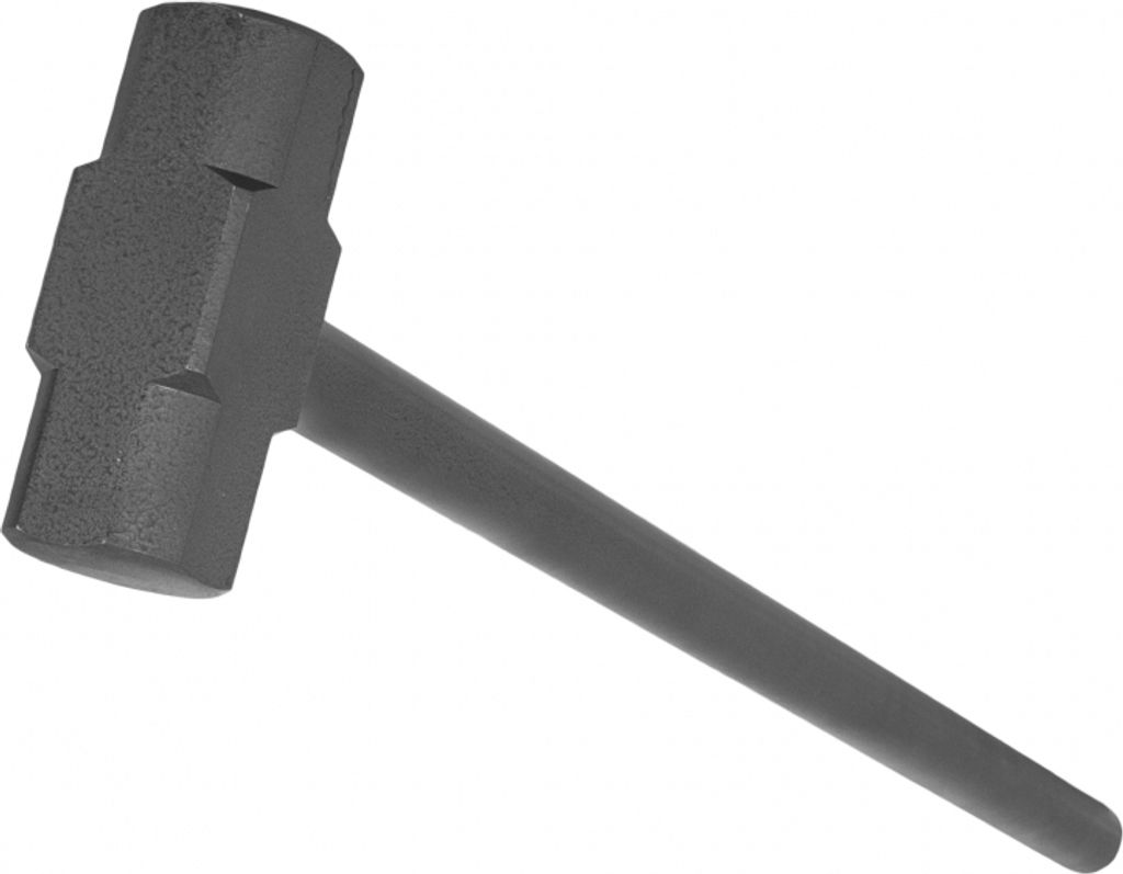 GORILLA SPORTS Gym-Hammer - 10 kg Gewichte, Hohl Griff, Stahl - Gewichtshammer, Fitnesshammer, Trainingshammer, Krafttraining, Fitness-Hammer