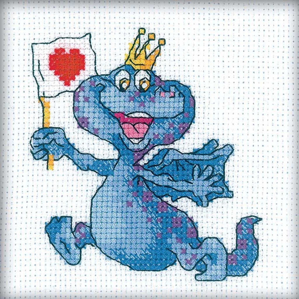 RTO Kreuzstich Stickpackung "Liebe bringen", Zählmuster, 10x10cm