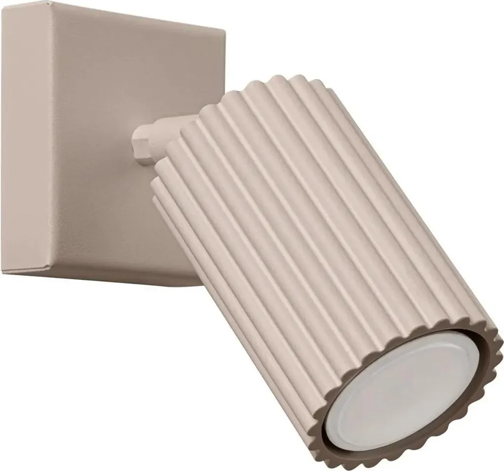 Applique KARBON 20 Taupe Sollux 1xGU10 | Offerta Lampada Design Alluminio