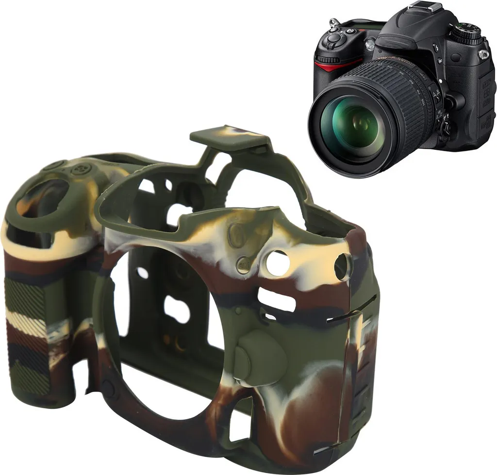 Cover Silicone per Nikon D7000 Camouflage: Accessorio Protettivo