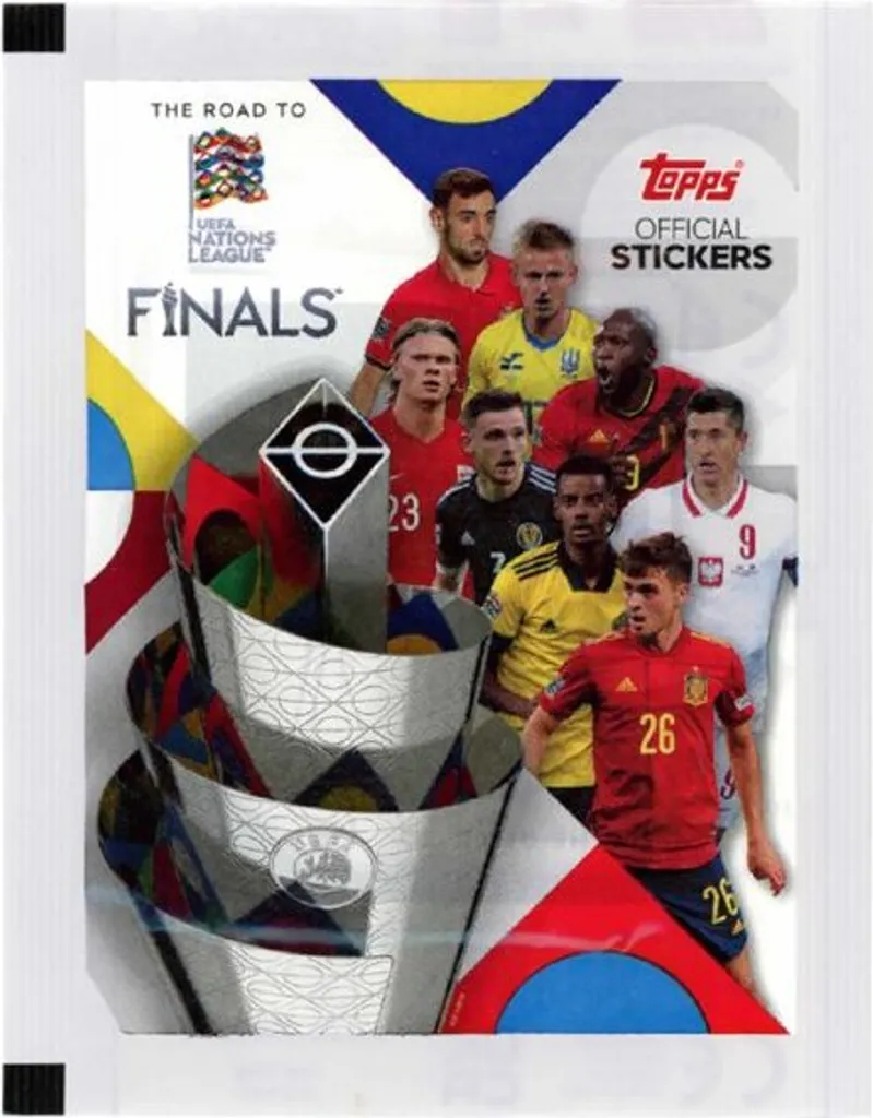 Stickers Topps UEFA Nations League pour Album de Football Européen