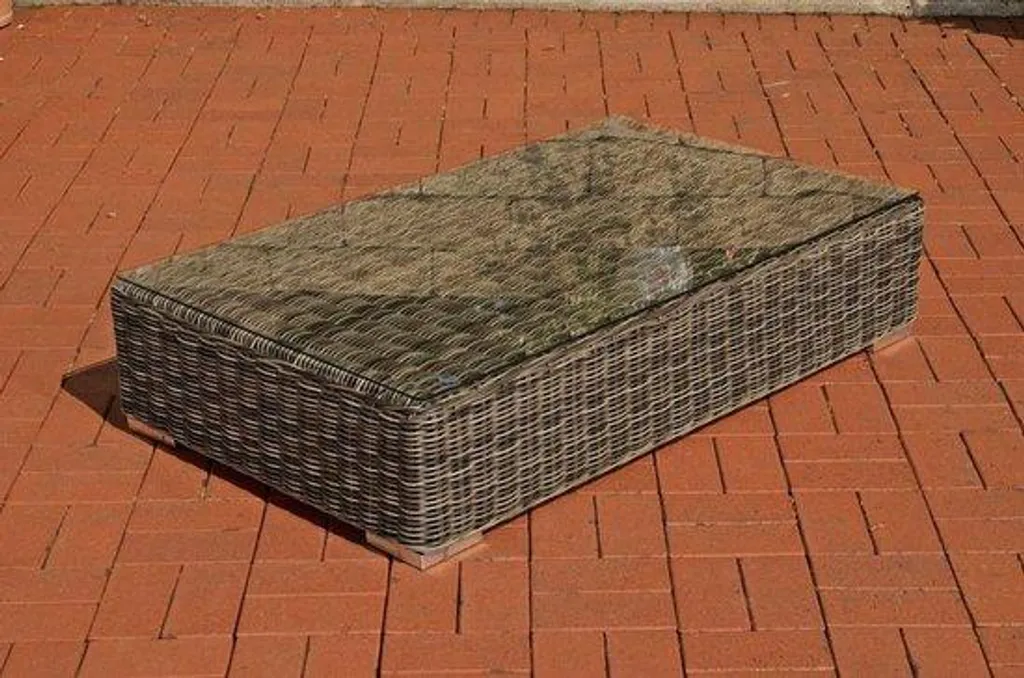 Table Basse Extérieure Durable 100x50 cm : Résiste aux UV et à la Pluie