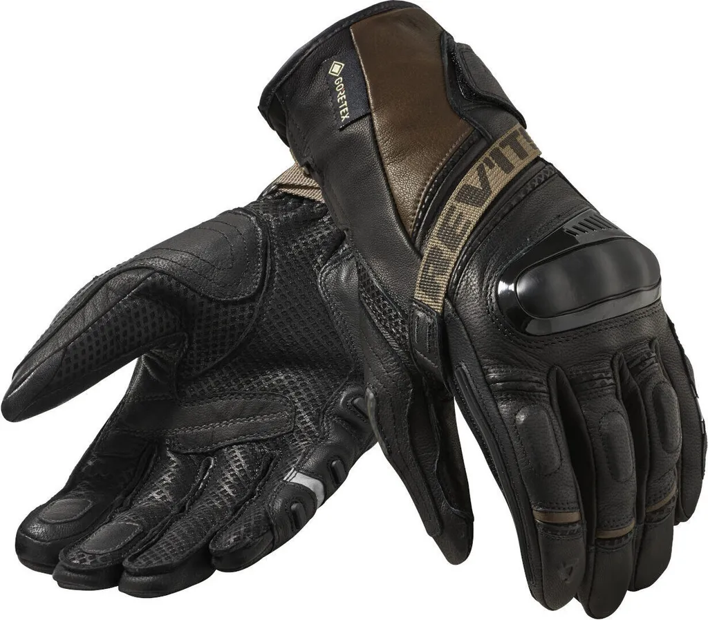 Gants de moto hiver et mi-saison Revit Dominator 3 GTX Noir Sable S