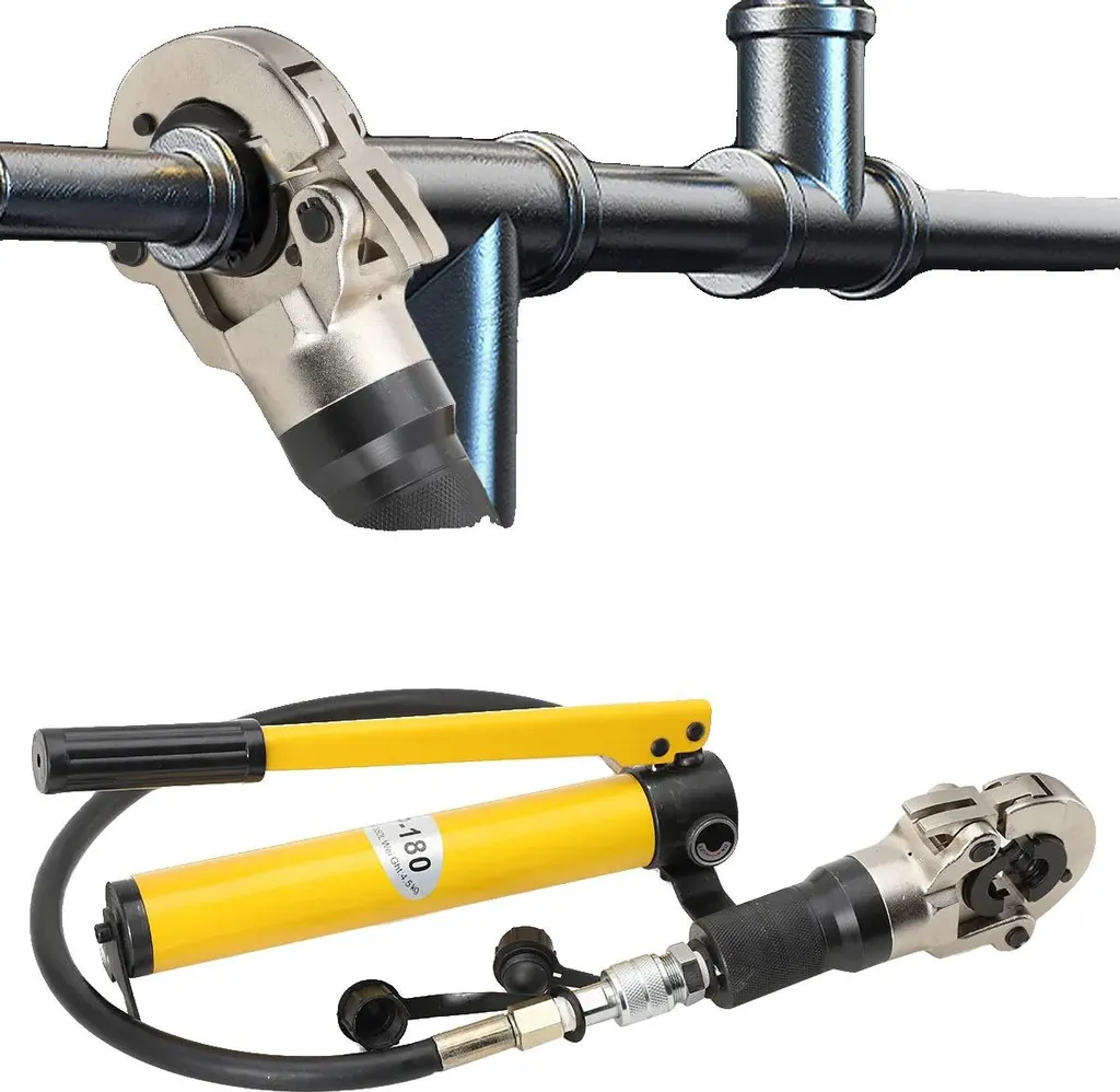 Presse tube hydraulique manuelle pour raccords multicouche et cuivre