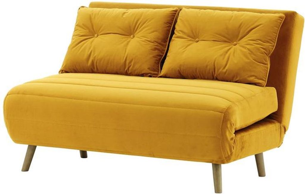 Ausklappbaresofa Flic 120 cm-Velluto 8-wax black