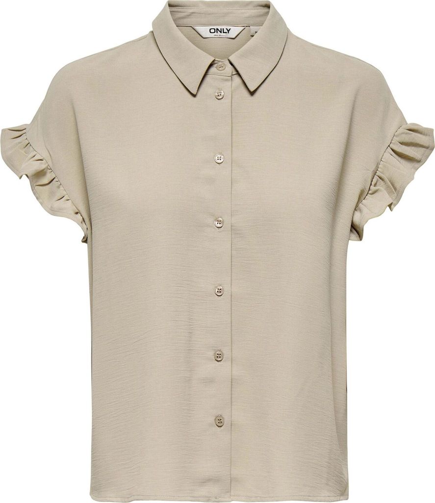 Only Mette Life SS Frill Bluse Damen