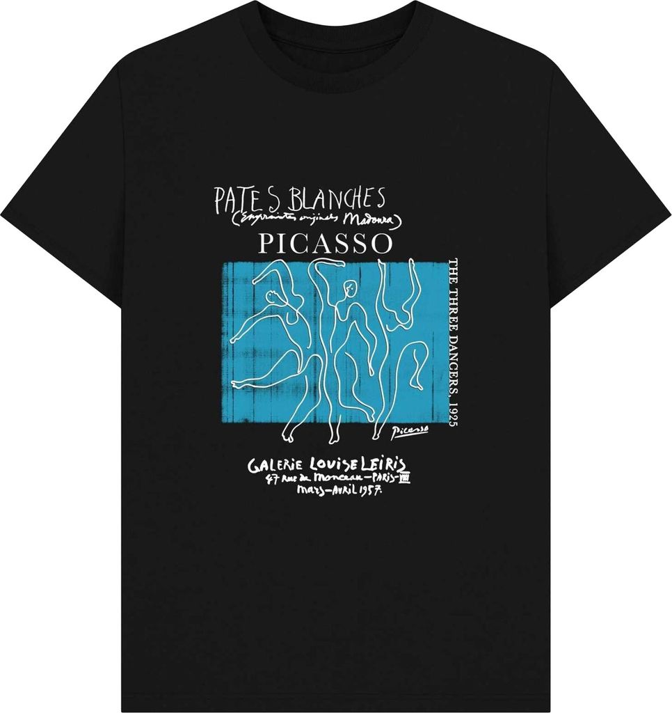 Apoh - "The Three Dancers" T-Shirt für Herren/Damen Uni PN1703 (XXL) (Schwarz)
