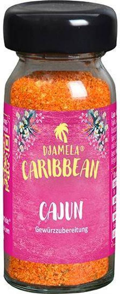 Djamela Cajun Gewürzzubereitung 30 G Glas  Vegetarisch Produktbild 