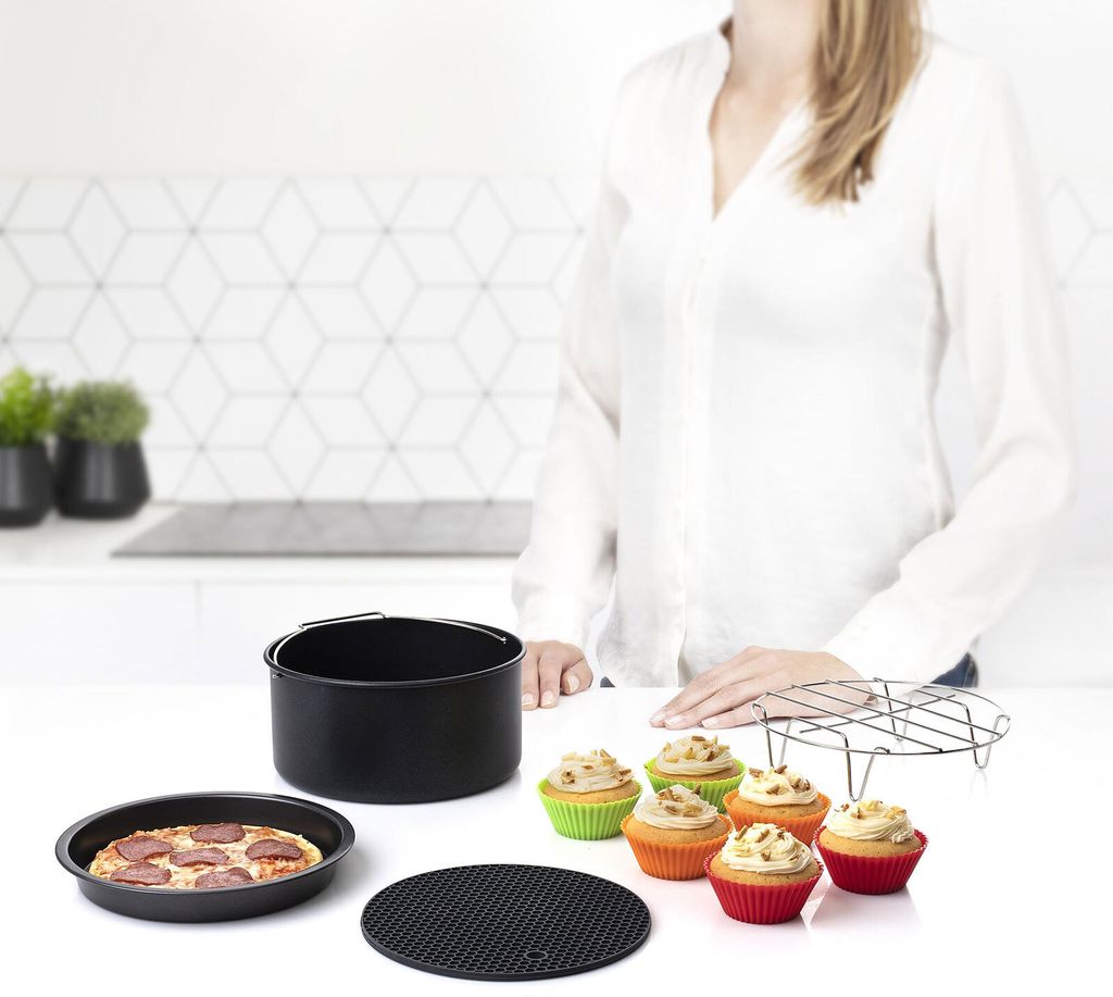 Princess 10-tlg. Heißluftfritteuse-Zubehör-Set 5,2L Metall Produktbild 