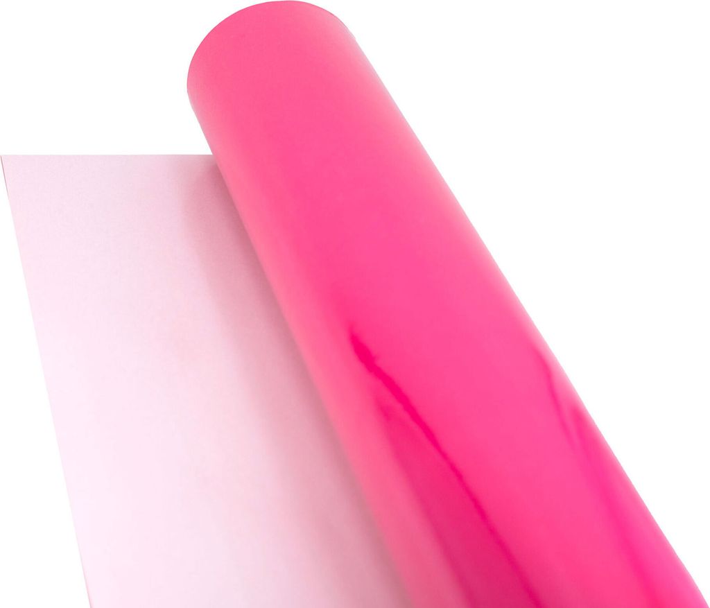 Geschenkpapier einfarbig 70cm x 2m Rolle Pink glänzend Produktbild 4