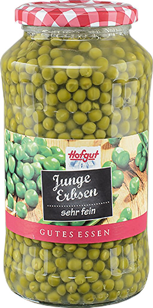 Hofgut Junge Erbsen sehr fein im Glas Gutes | Kaufland.de Hofgut Junge Erbsen sehr fein im Glas Gutes | Kaufland.de