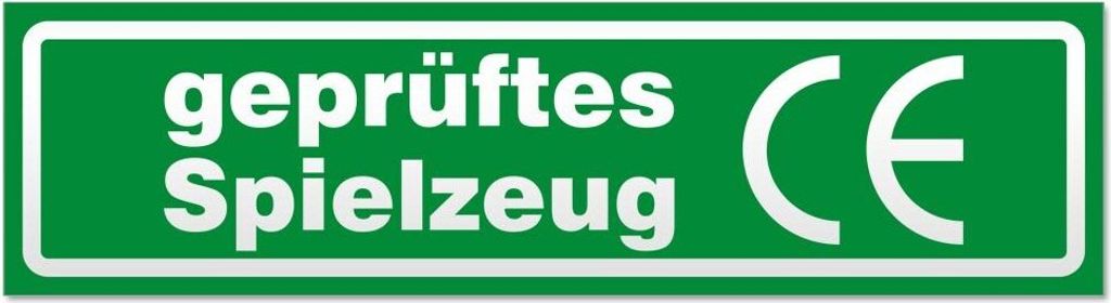 Kiwistar - Autoaufkleber - Grün - 60 x 16 cm - es Spielzeug invertiert - Hinweis Aufkleber Sticker für Auto, Kfz, Fahrrad, PKW, LKW