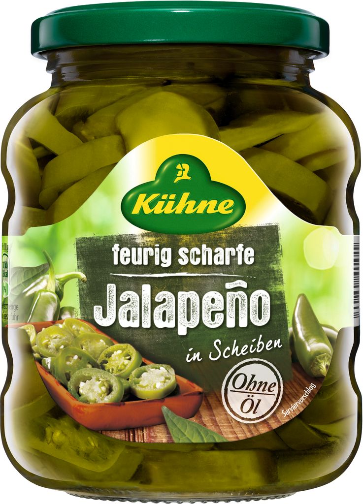 Kühne Jalapeno feurig-scharf