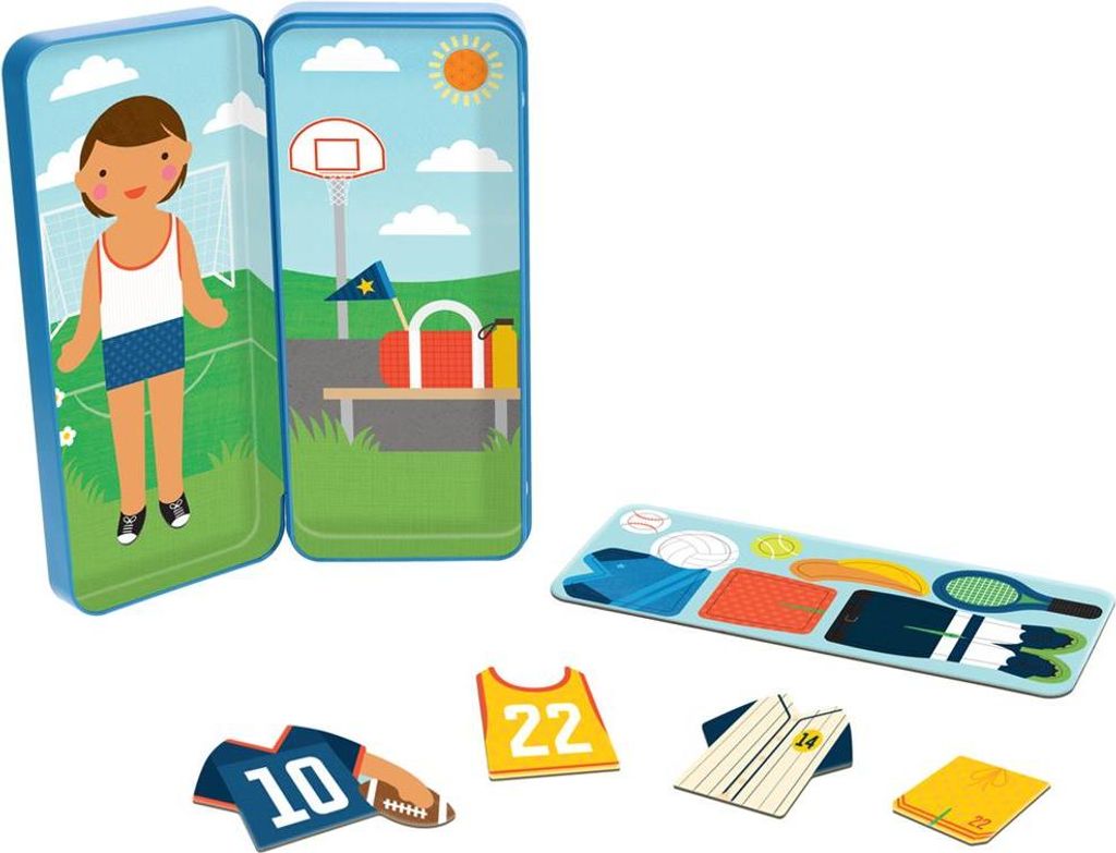 Petit Collage magnetisches Anziehspiel Sportstar - kreatives Spielzeug