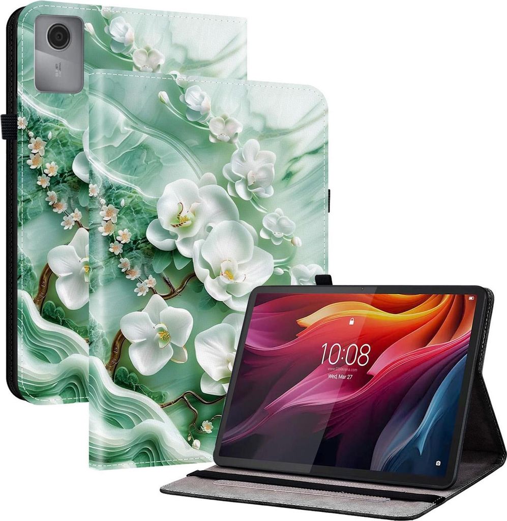 Für Lenovo Idea Tab 11 Zoll Crystal Textur Kunstleder Design Motiv Schutz Hülle