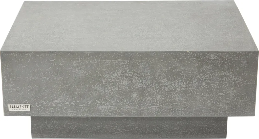 Table basse TEVERE en travertin gris rectangulaire - Modèle Medium Grey